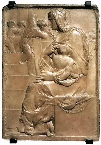 Virgen de la escalera Miguel Ángel
